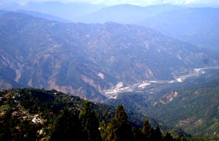 View from Dello, Kalimpong