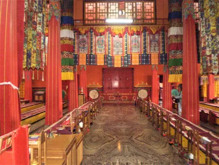 Inside Bokar Monastery