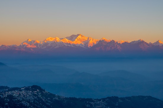 Kanchenjunga From Tiger Hill