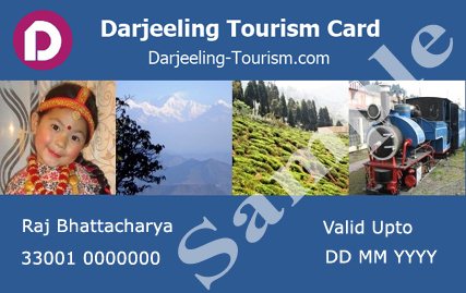 darjeeling tourism card