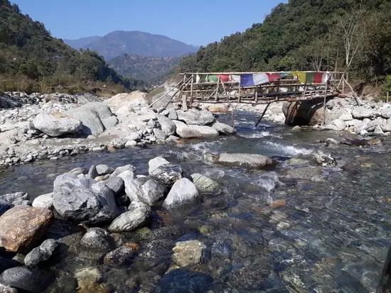 Stream Through Nathang Valley