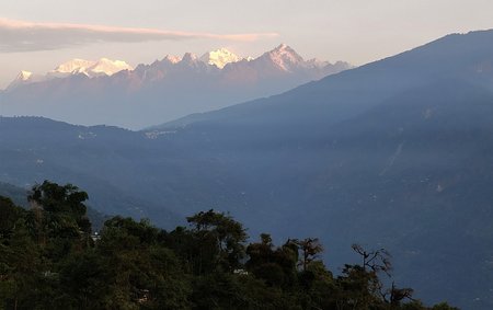 Kanchenjunga view from Temi