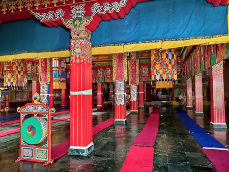 Inside New Ralang Monastery