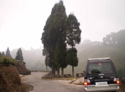 Road from Darjeeling to Mirik