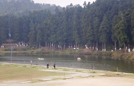 Boating in Mirik Lake