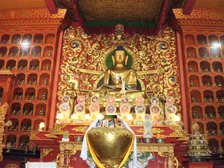 Buddha Idol Bokar Monastery