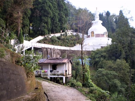 Approach to Japanese Temple