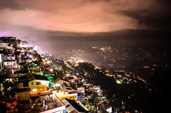 Darjeeling at night