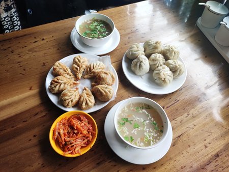 Steamed and Fried Momos