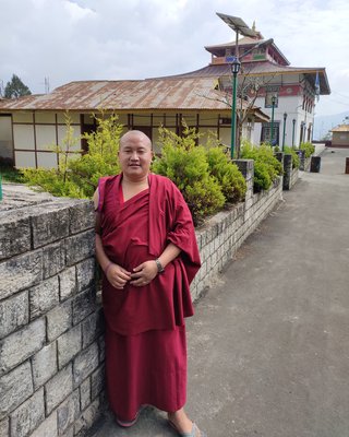 Lama at Phodong Monastery