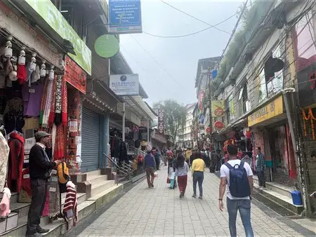 Shops on Nehru Road, Darjeeling