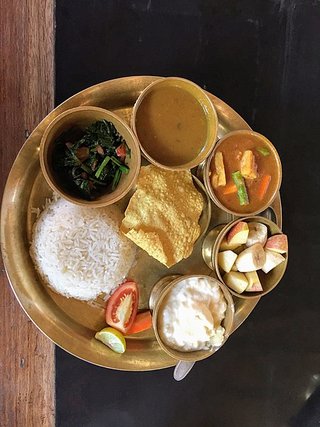 Traditional Nepali Thali