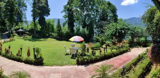 Lawn at Singtom Resort