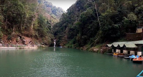 Ganga Maya lake for boating