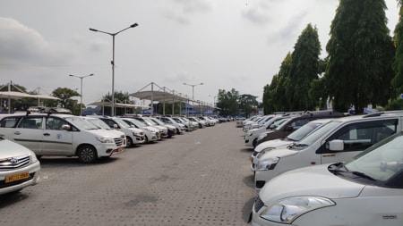 Bagdogra Airport Car Park