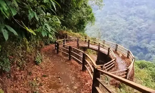 Viewpoint towards Rainbow Falls